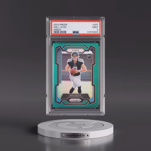 2023 Panini Prizm #397 Will Levis - Green Prizm (PSA 9 MINT)