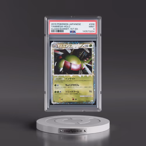 2010 Pokémon Clash at the Summit #006 Yanmega - 1st Edition Holo (PSA 9 MINT)