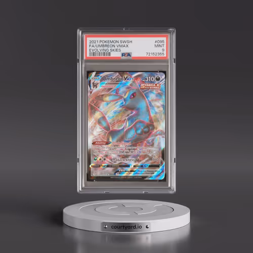 2021 Pokémon Sword & Shield Evolving Skies #095 Umbreon Vmax - Full Art (PSA 9 MINT)
