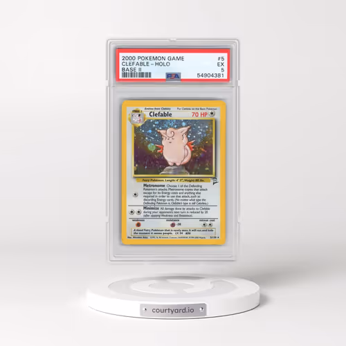 2000 Pokémon Game Base II #5 Clefable - Holo (PSA 5 EX)