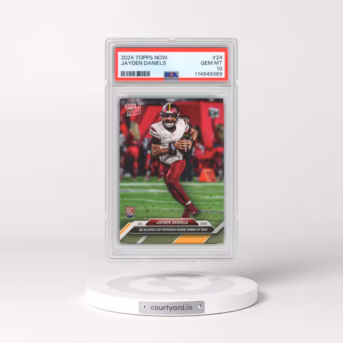 2024 Topps Now #24 Jayden Daniels (PSA 10 GEM MINT)