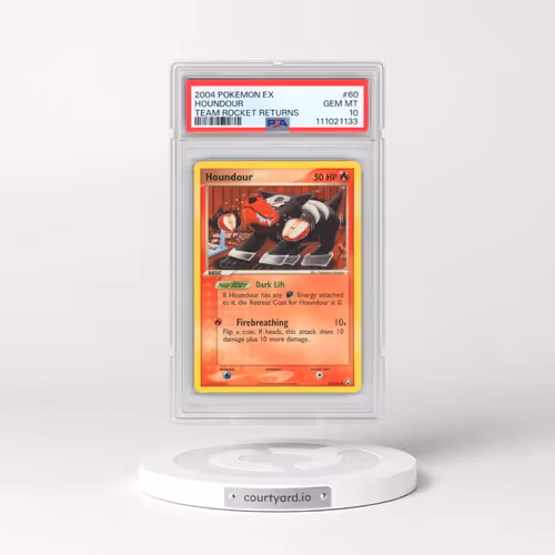 2004 Pokémon EX Team Rocket Returns #60 Houndour (PSA 10 GEM MINT)