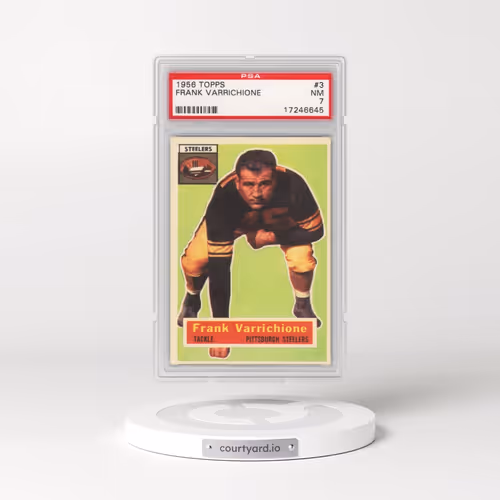 1956 Topps #3 Frank Varrichione (PSA 7 NM)