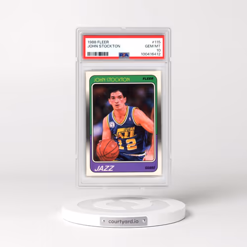 1988 Fleer #115 John Stockton (PSA 10 GEM MINT)