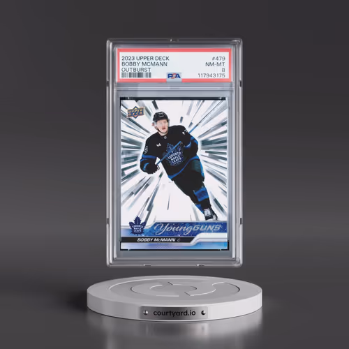 2023 Upper Deck #479 Bobby Mcmann - Outburst (PSA 8 NM-MT)