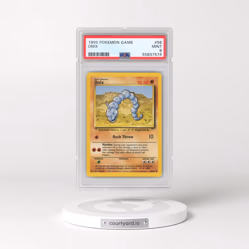 1999 Pokémon Game #56 Onix (PSA 9 MINT)