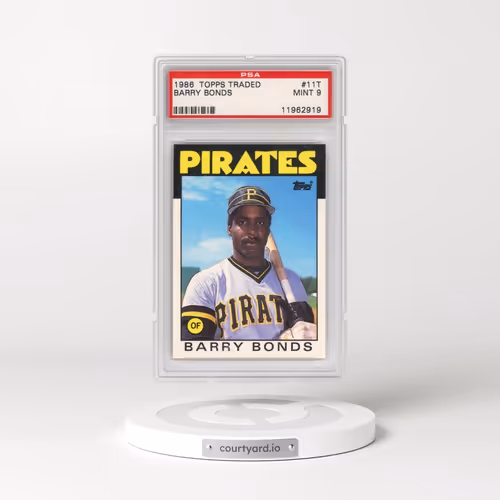 1986 Topps Traded #11T Barry Bonds (PSA 9 MINT)