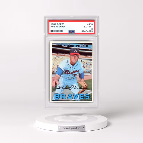 1967 Topps #456 Phil Niekro (PSA 6 EX-MT)