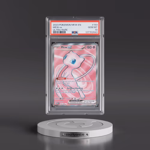 2023 Pokémon Mew EN-151 #193 Mew EX - Holo Ultra Rare (PSA 10 GEM MINT)