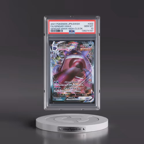 2021 Pokémon Sword & Shield Gengar Vmax High-Class Deck #002 Gengar Vmax - Full Art (PSA 10 GEM MINT