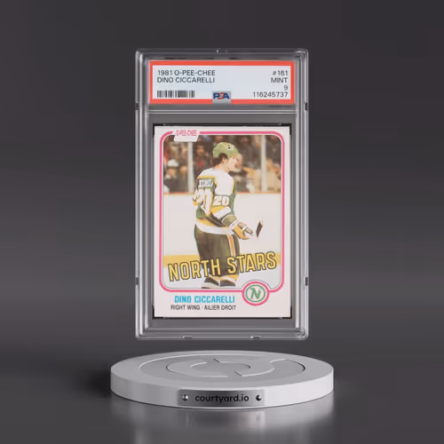 1981 O-Pee-Chee #161 Dino Ciccarelli (PSA 9 MINT)
