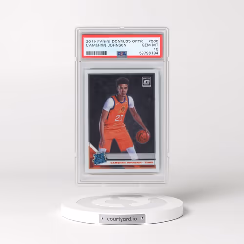 2019 Panini Donruss Optic #200 Cameron Johnson (PSA 10 GEM MINT)