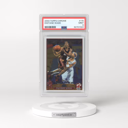 2003 Topps Chrome #115 Dwyane Wade (PSA 9 MINT)