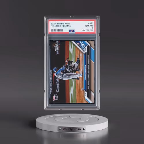 2024 Topps Now #873 Freddie Freeman (PSA 8 NM-MT)