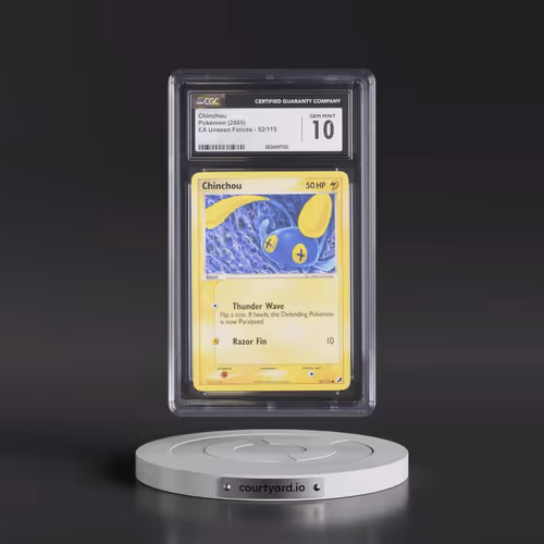 2005 EX Unseen Forces #52/115 Chinchou (CGC 10 GEM MINT)