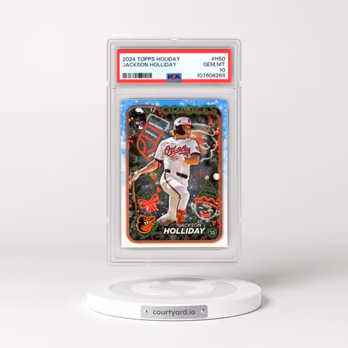 2024 Topps Holiday #H50 Jackson Holliday (PSA 10 GEM MINT)