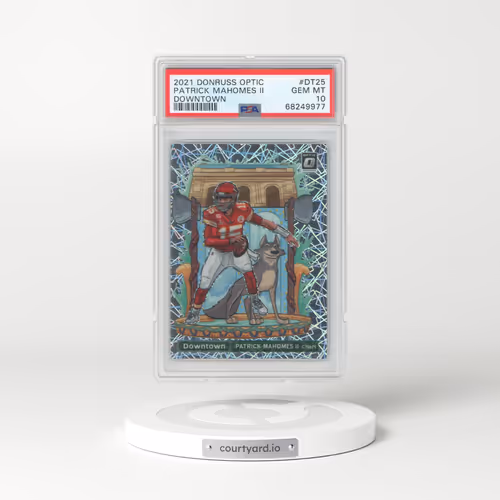 2021 Panini Donruss Optic Downtown #DT25 Patrick Mahomes II (PSA 10 GEM MINT)