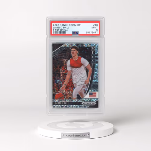 2020 Panini Prizm Draft Picks #43 LaMelo Ball - Fast Break (PSA 9 MINT)