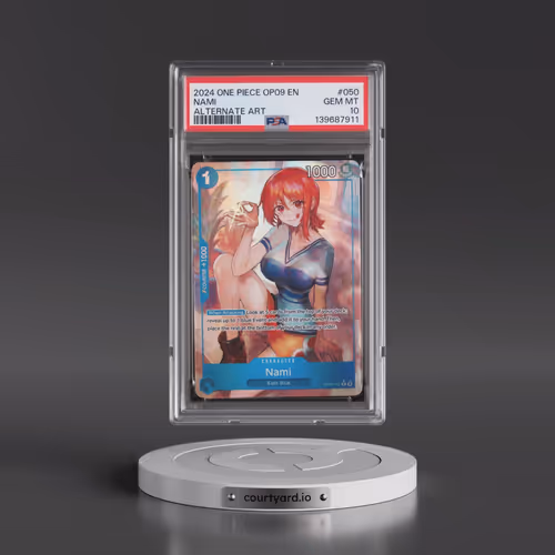 2024 One Piece OP09-Emperors in the New World #050 Nami - Alternate Art (PSA 10 GEM MINT)
