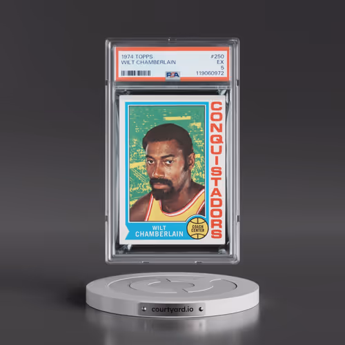 1974 Topps #250 Wilt Chamberlain (PSA 5 EX)