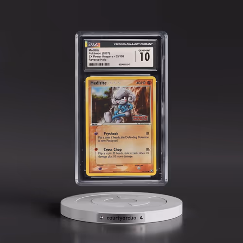 2007 EX Power Keepers #55/108 Meditite - Reverse Holo (CGC 10 GEM MINT)