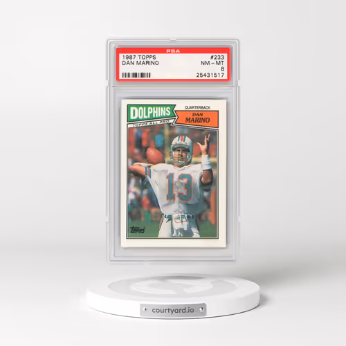 1987 Topps #233 Dan Marino (PSA 8 NM-MT)
