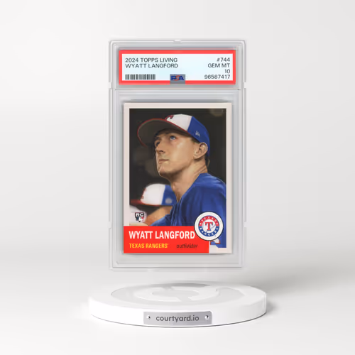2024 Topps Living #744 Wyatt Langford (PSA 10 GEM MINT)