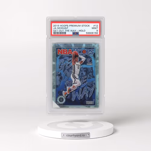 2019 Panini Hoops Premium Stock Get Out the Way #12 Ja Morant - Holo (PSA 9 MINT)