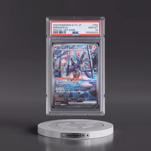 2023 Pokémon Sv1v-Violet EX #102 Miraidon EX - Holo Special Art Rare (PSA 10 GEM MINT)