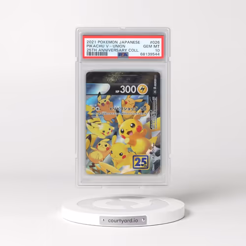 2021 Pokémon 25th Anniversary Collection #026 Pikachu V-Union (PSA 10 GEM MINT)
