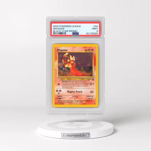 2002 Pokémon League Promo Black Star #44 Magmar (PSA 9 MINT)