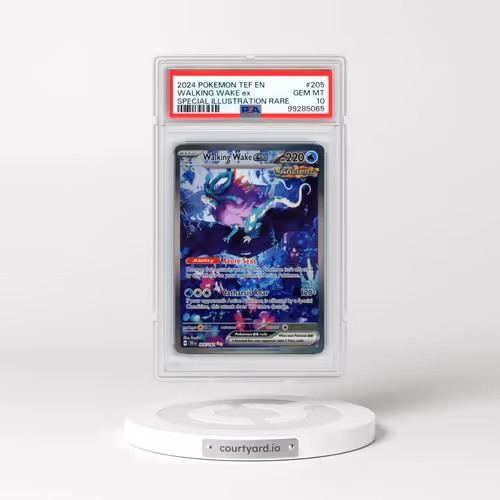 2024 Pokémon Tef EN-Temporal Forces #205 Walking Wake EX - Holo Special Illustration Rare (PSA 10 GE