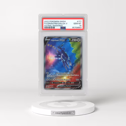 2022 Pokémon Sword & Shield Astral Radiance #177 Origin Forme Dialga V - Holo Full Art (PSA 10 GEM MINT)