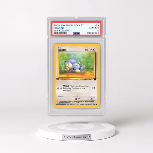 2000 Pokémon Rocket #53 Dratini - 1st Edition (PSA 10 GEM MINT)