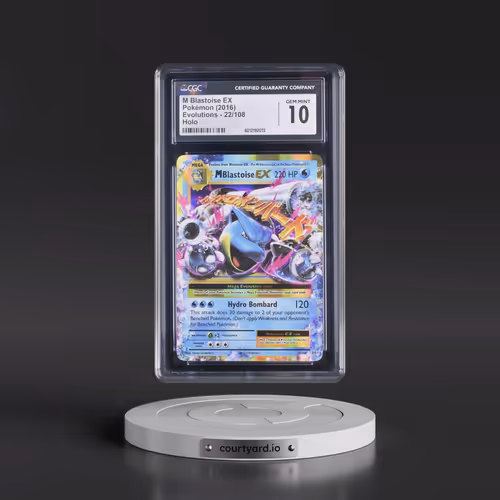 2016 Evolutions #22/108 M Blastoise EX - Holo (CGC 10 GEM MINT)