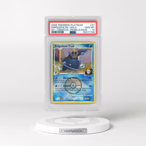 2009 Pokémon Platinum Supreme Victors #27 Empoleon FB - Holo Crosshatch-2010 Pokemon League (PSA 10