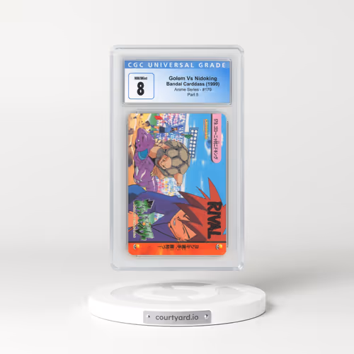 1998 Anime Series #179 Golem Vs Nidoking - Part 5 (CGC 8 NM-MT)