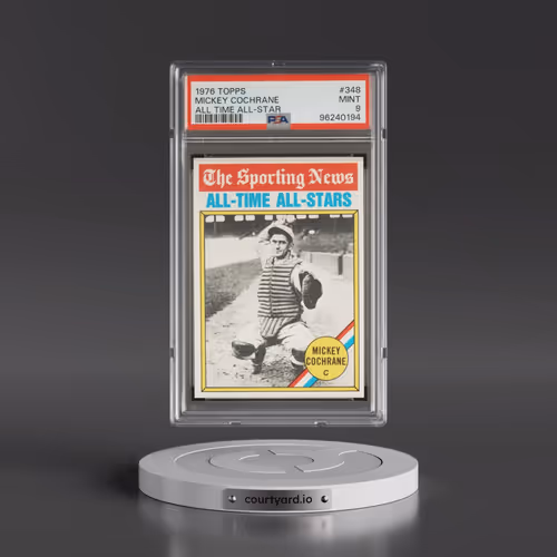 1976 Topps #348 Mickey Cochrane - All Time All-Star (PSA 9 MINT)