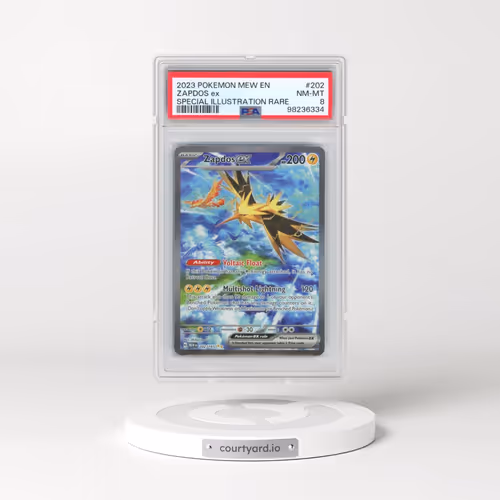 2023 Pokémon Mew EN-151 #202 Zapdos EX - Holo Special Illustration Rare (PSA 8 NM-MT)
