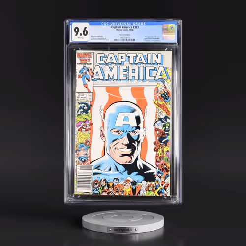 Captain America #323 CGC 9.6 White Pages (Marvel Comics, 11/86) - Newsstand Edition Universal
