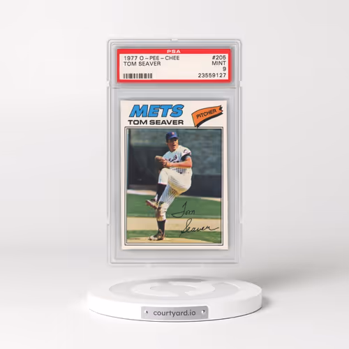 1977 O-Pee-Chee #205 Tom Seaver (PSA 9 MINT)