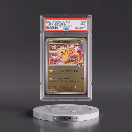 2025 Pokémon SV-P Promo #260 Tohoku's Pikachu - Special Box Pokemon Center Tohoku (PSA 9 MINT)