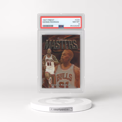 1997 Finest #220 Dennis Rodman (PSA 8 NM-MT)