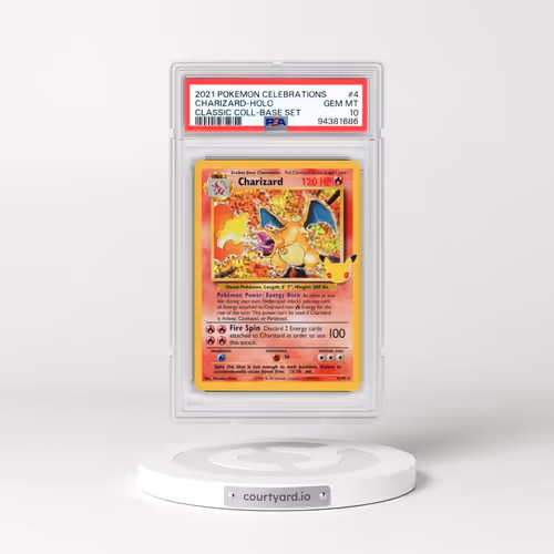 2021 Pokémon Celebrations Classic Collection #4 Charizard - Holo (PSA 10 GEM MINT)
