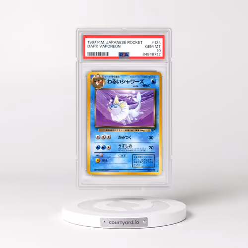1997 Pokémon Rocket #134 Dark Vaporeon (PSA 10 GEM MINT)