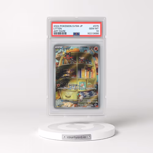 2024 Pokémon Sv5m-Cyber Judge #075 Litten - Art Rare (PSA 10 GEM MINT)