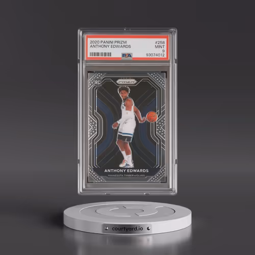 2020 Panini Prizm #258 Anthony Edwards (PSA 9 MINT)