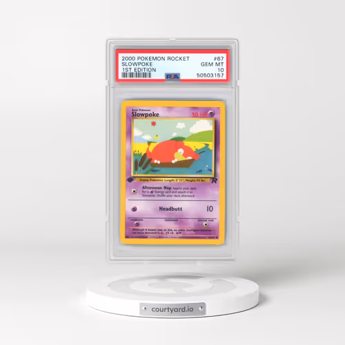 2000 Pokémon Rocket #67 Slowpoke - 1st Edition (PSA 10 GEM MINT)