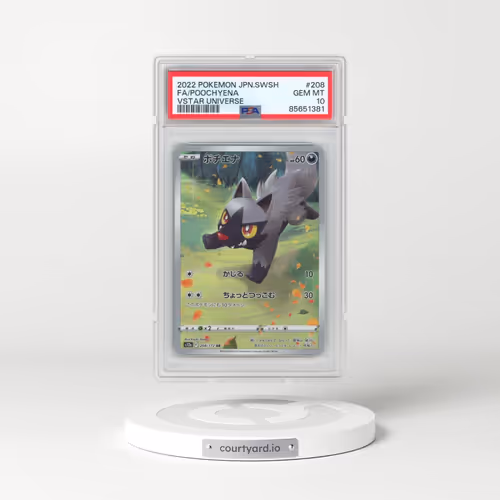 2022 Pokémon Sword & Shield Vstar Universe #208 Poochyena - Full Art (PSA 10 GEM MINT)
