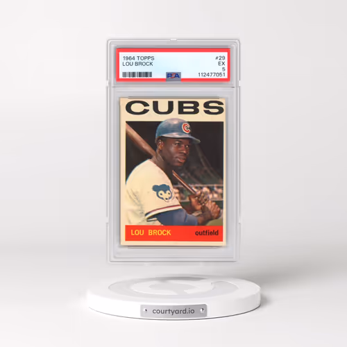1964 Topps #29 Lou Brock (PSA 5 EX)